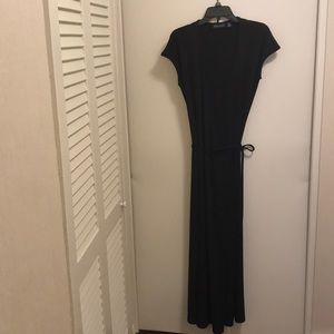 Vintage Anne Klein ll maxi wrap dress